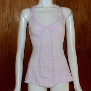 Free People Sleeveless Eyelet Top